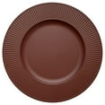 thumbnail image 1 of Home Trends 13-Inch Round Lined Rim Charger Plate Solid Color Red, 1 of 7
