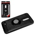 thumbnail image 4 of EagleCell Dual Layer [Shock Absorbing] Hybrid Ring stand Brushed Hard Plastic/Soft TPU Rubber Case Cover For LG Aristo 2/K8 (2018)/Tribute Dynasty, Black, 4 of 4