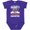 Purple, variant on Inktastic Im Not Just Daddys Little Im a Truckers Daughter Girls Baby Bodysuit