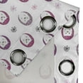 thumbnail image 4 of Ambesonne Hedgehog Grommet Curtain, Colorful Spiky Animal, 50" x 72", Pink Lilac Black, 4 of 6