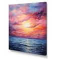 thumbnail image 2 of Designart "Colorful Sky Photo euphony Of II" Nautical & Beach Canvas Print, 2 of 5