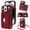 Red, variant on TECH CIRCLE For iPhone XS/X Wallet Case,PU Leather Folio Flip Kickstand Magnetic Clasp Durable Shockproof Protective Cover with Card Holder Lanyard for iPhone XS/X 5.8",Red
