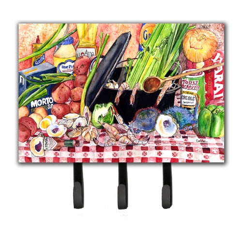 Caroline's Treasures Gumbo and Potato Salad Leash and Key Holder by Caroline's Treasures