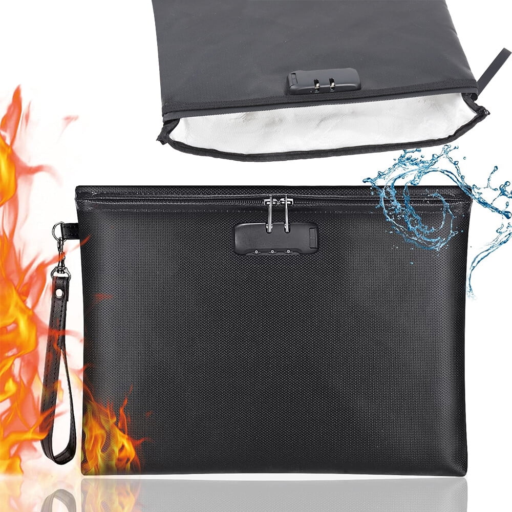 Fireproof Bag For Documents, Fireproof Money Bag For Cash