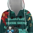 thumbnail image 4 of Miniature American Shepherd Dad Like a Regular Dad Only Cooler Happy Father's Day All Over Print 3D Hooded Duffle Toggle Coat MAS Dog Lover Gifts - 02007, 4 of 6
