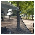thumbnail image 6 of KriKac (2 Pack) 8'x10' Black 70% Shade Mesh Tarp for Outdoor w/Grommets - 6 Oz Extra Durable Heavy Duty Mesh Tarps for Dump Truck, Rolloff Trucks - Mesh Shade Net Cloth for Sun, Plant, Patio, 6 of 8