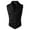 Black, variant on Men's Fashion Court Style Suit Vest Sleeveless Jacket for Formal and Casual Wear