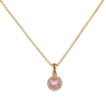 thumbnail image 3 of Collar para Mujer LuckyLy Dije con Zirconia Cúbica Modelo Judy rosa UNITALLA LuckyLy, 3 of 6