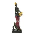 thumbnail image 1 of African Figurines Women Decorative Sculpture Flower Vase Home Centerpieces for Dining Room Table Tribal Lady Statue Vintage Gift, 1 of 8