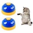thumbnail image 2 of Pet Bell, 2 Pack Metal Bell Dog Training With Non Skid Rubber Bottoms Dog Door Bell For Potty Training Ring Pet Tool Communication Device For Small Do, 2 of 5