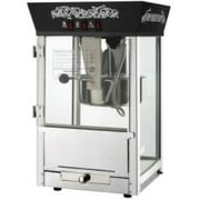 Great Northern Popcorn Black Matinee Movie 8 Ounce Antique Popcorn Machine