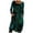 Blue, variant on Utoimkio Women's Casual Long Sleeve Midi Dress Floral Print Casual Loose Crewneck Long Dresses for Women with Pockets