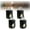 Black(4pcs), variant on LED Wall Socket Night Light, 360° Adjustable, 5000K Mini Daylight Ambient Lighting, Automatic Detection with Dusk to Dawn Sensor, for Bedroom Stairs Hallway(Black(4pcs))
