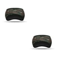 thumbnail image 4 of Eigraketly Diademas Unisex Invierno Cálido Vellón Protección para la cabeza Esquí ajustable A prueba de viento Engrosado Calentador de orejas Diademas Cuadrícula pequeña verde 2piezas Eigraketly CBP374045, 4 of 5