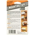 thumbnail image 2 of Gorilla Glue Mounting Tape Clear - Double-Sided, Strong Hold - 60 in x 1 in Roll, 2 of 2