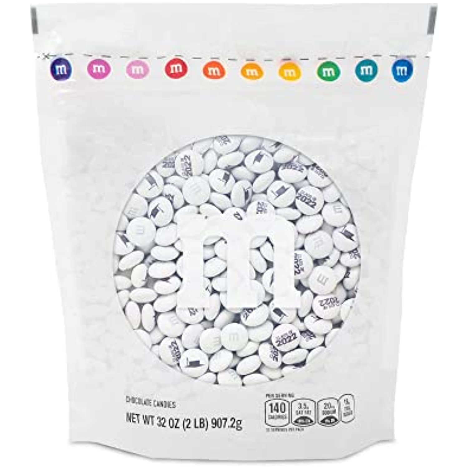 M&Ms Pre-Designed Class Of 2022 Milk Chocolate Candy - 2Lbs Of