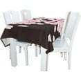 thumbnail image 2 of Coolnut Beautiful Sakura Flowers Tablecloth, Modern Table Cover for Home Decoration Spill Proof Cloth Washable for Dinner Picnic 60"x 60", 2 of 6