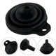 thumbnail image 4 of Embudo de motor para coche, embudo Universal de silicona para líquido, lavadora, cambio de líquido, embudo de cambio de gasolina y aceite de motor portátil plegable, 4 of 5
