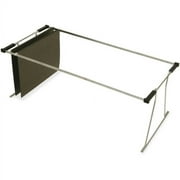 OIC Universal Hanging File Folder Frame Letter/Legal - 24"-27" Long - Steel - Silver - 1 Each