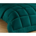 thumbnail image 4 of 3 Piece New Fluffy Pattern Comforter Set, 800 TC, 100% Egyptian Cotton, Full/Queen Size Teal Solid, 4 of 6