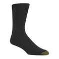 thumbnail image 2 of Gold Toe Adult Men's Canterbury Ribbed Crew Dress Socks, OS One Size, 3 Pack, 2 of 2