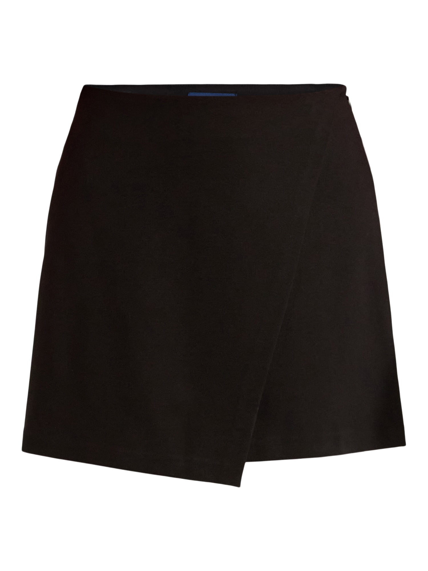Scoop Women's Ponte Wrap Mini Skirt, Sizes XS-XXL