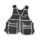thumbnail image 1 of Chaleco de trabajo transpirable con bolsa de herramientas, chaleco utilitario ajustable, almacenamiento conveniente, Blanco, 1 of 9