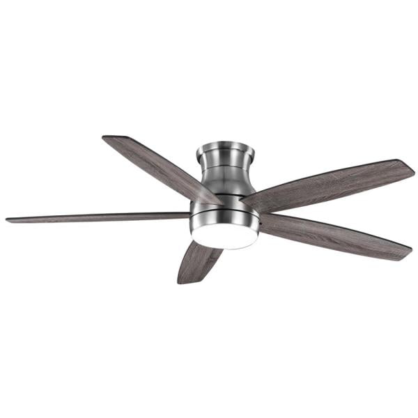 Home Decorators Ashby Park 60" LED Brushed Nickel Ceiling Fan w/Remote