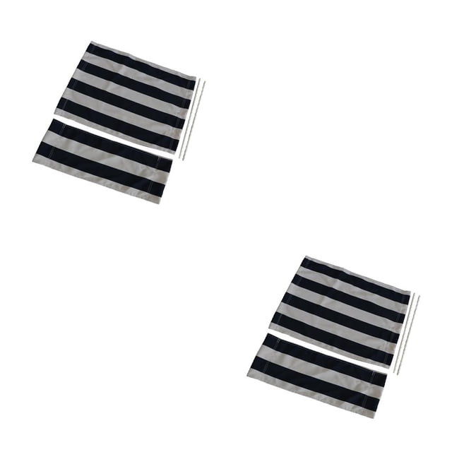 Sillas de directores Inteprter fundas para muebles taburete plegable Azul 2piezas