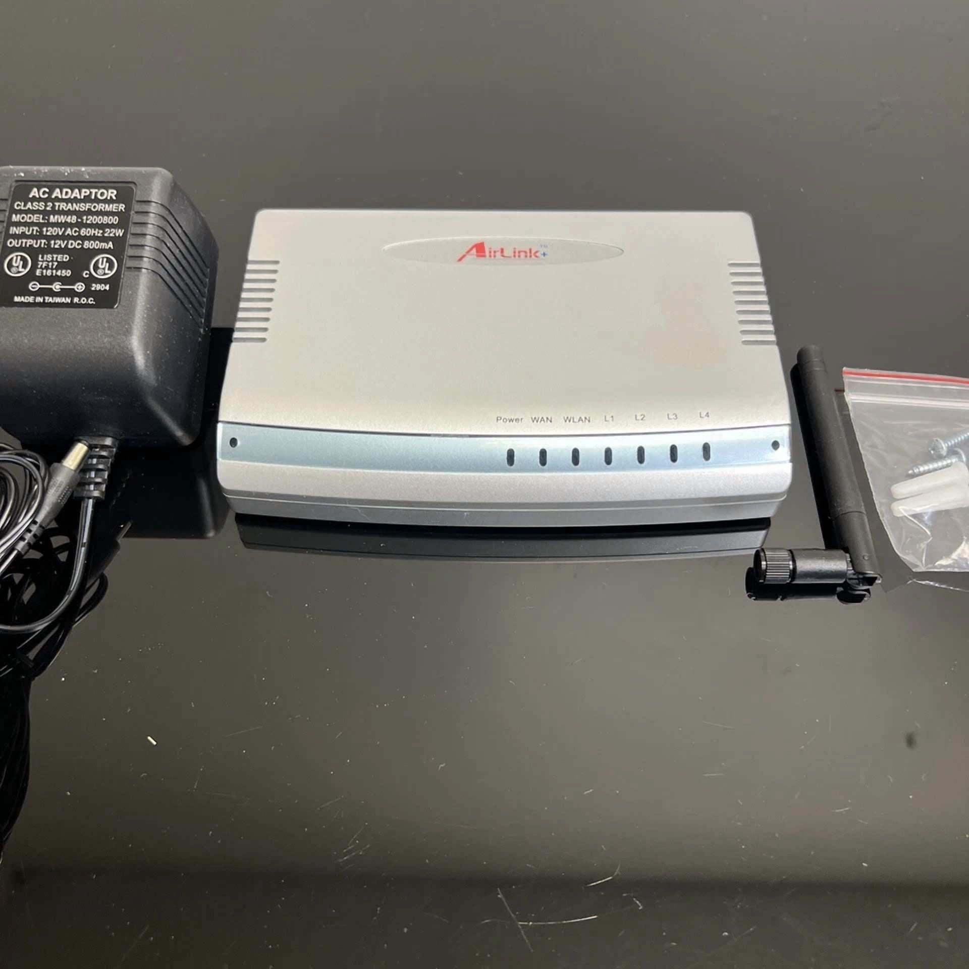 CRESTIN- Airlink+ Ar315W Networking Router 802.11G 802.11 B 54Mbps Built-In 4 Port Switch