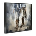 thumbnail image 4 of Stupell Industries Romantic Cowboy Boots Novelty Painting Black Framed Art Print Wall Art, 14 x 11, 4 of 10