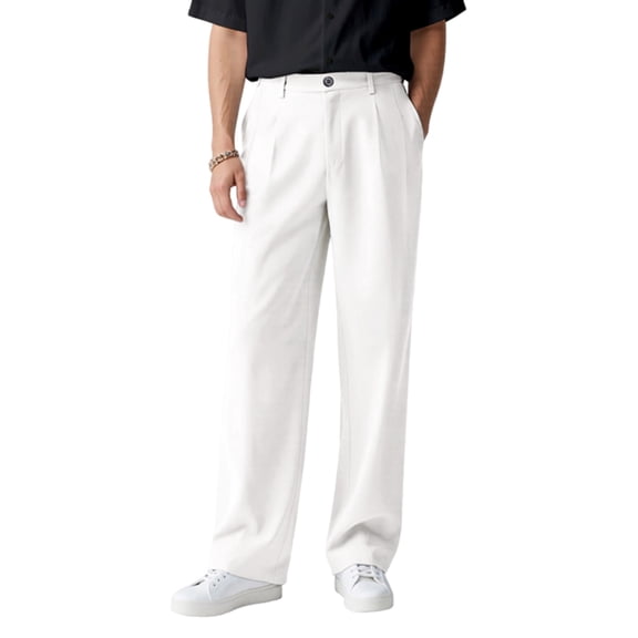 GINGTTO Men's Dress Pants Loose Fit Slacks for Men
