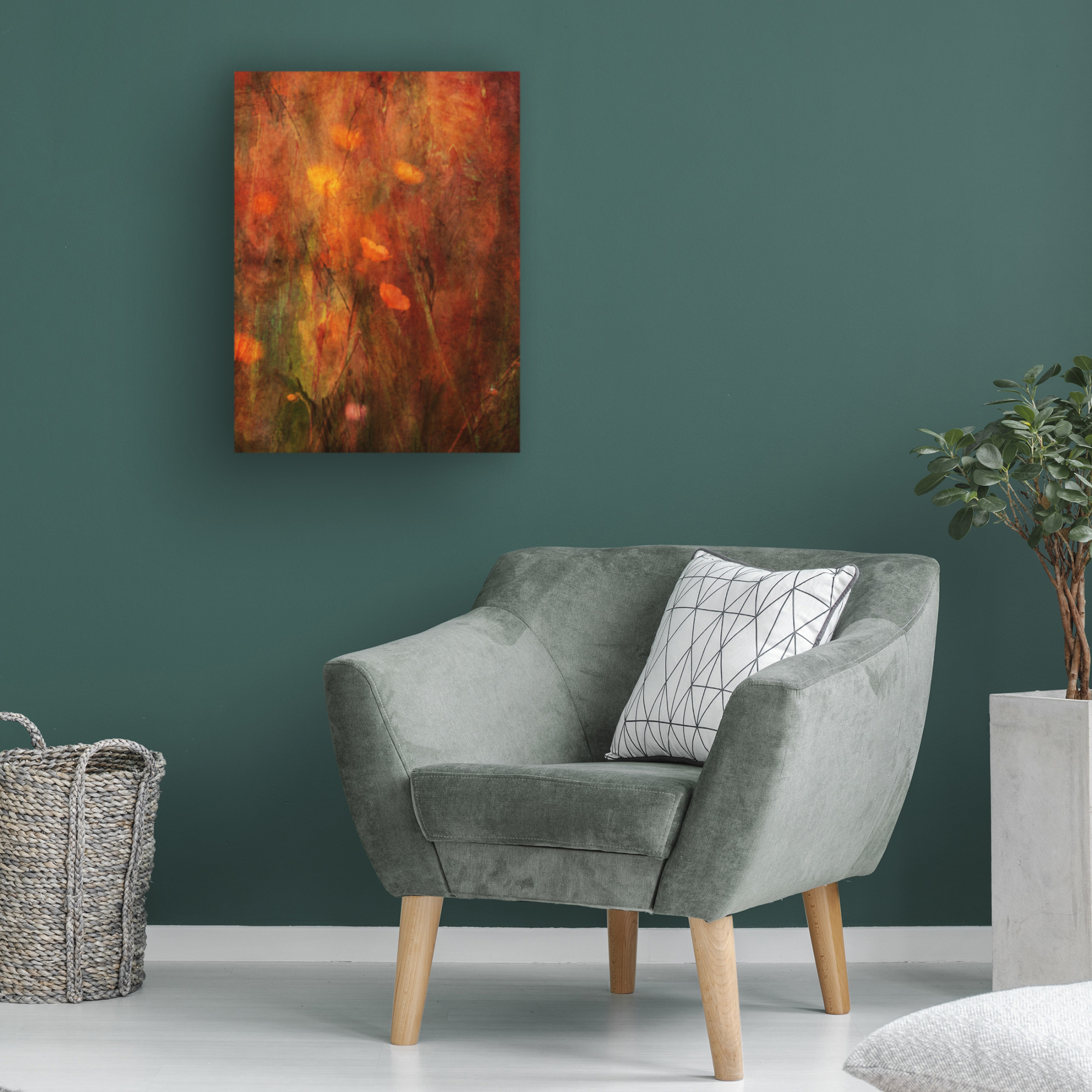 Canvas Wall Art - Delphine Devos 'Warm' Wall Art for Living Room, Bedroom, or Office D?cor by Trademark Fine Art - 14 x 19 Inches
