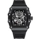 thumbnail image 1 of Reloj deportivo de moda luminoso con forma de barril de silicona para hombre., 1 of 5