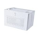 thumbnail image 1 of Caja de almacenamiento para enrutador, organizador de escritorio portátil multifuncional, regleta de enchufes, cable Blanco, 1 of 9