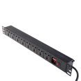 thumbnail image 2 of 1u Pdu Power Strip Surge Protector For Commercial, Industrial, School, Home, 2 of 5