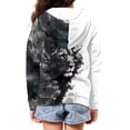 thumbnail image 6 of chaqlin Horse Zip up Hoodies for Girls 6-7 Years Old Casual Long Sleeve Hooded Sweatshirt Flower Full-Zip Hooded Jacket Kids Pullover Top with Kangaroo Pocket, 6 of 7