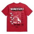 thumbnail image 3 of Unisex Bleacher Report x Mitchell & Ness Red Chicago Bulls World Tour T-Shirt, 3 of 3