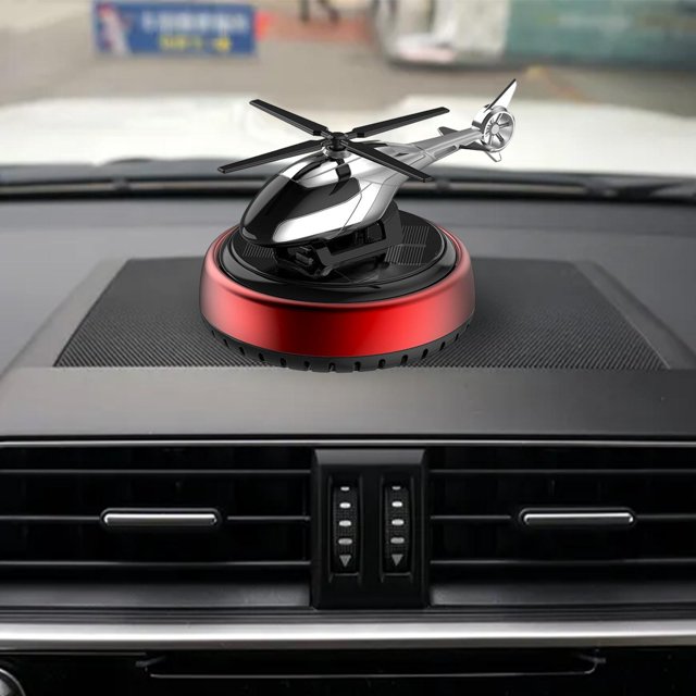 Ambientador de aire giratorio para coche perfecl Difusor de aceite esencial rojo