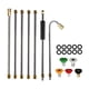 thumbnail image 1 of Speravity Presión de la herramienta de limpieza de canaletas: varillas de extensión, boquilla de lanza para limpieza de techos, lavadora Herramientas eléctricas, 1 of 6