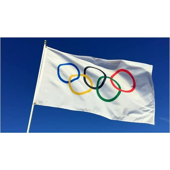 MH-Flag Olympic Games Garden Flags Indoor and Outdoor Olympic Rings