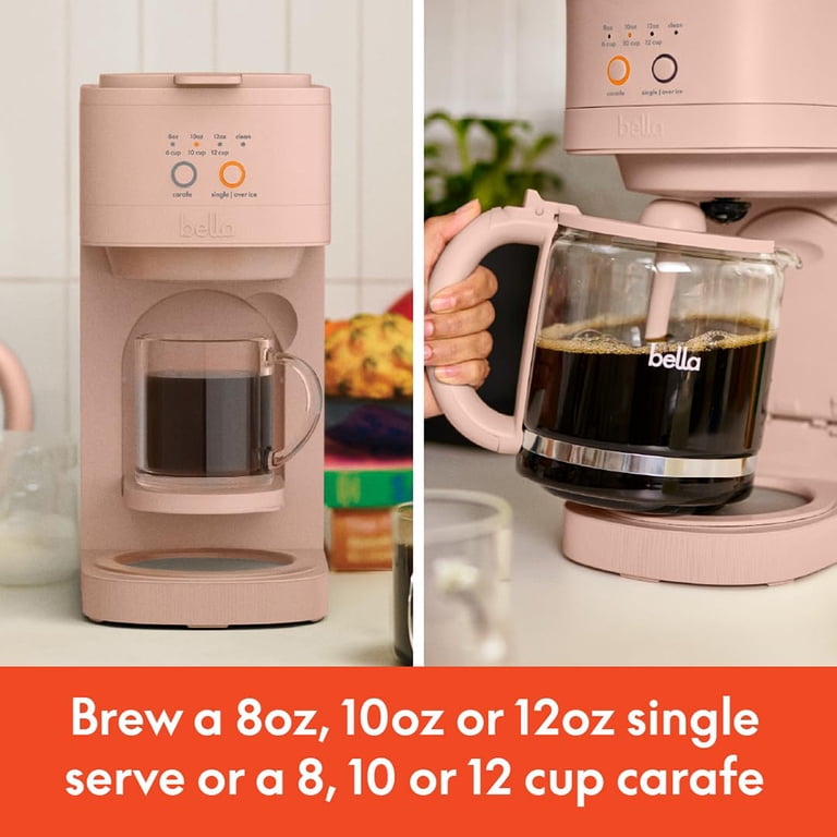 bella VersaBrew 2-in-1 Coffee Maker, BL35149, 60oz Tank Blossom -  Walmart.com