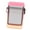 Gradient Pink, variant on LAZIOEGR Waterproof Pocket Case Transparent Sealing Multifunctional ID Card Holder Case Black, Durable Badge Protector for Outdoor Sports and Secure Office Identification (4.72 inches / 12 cm)