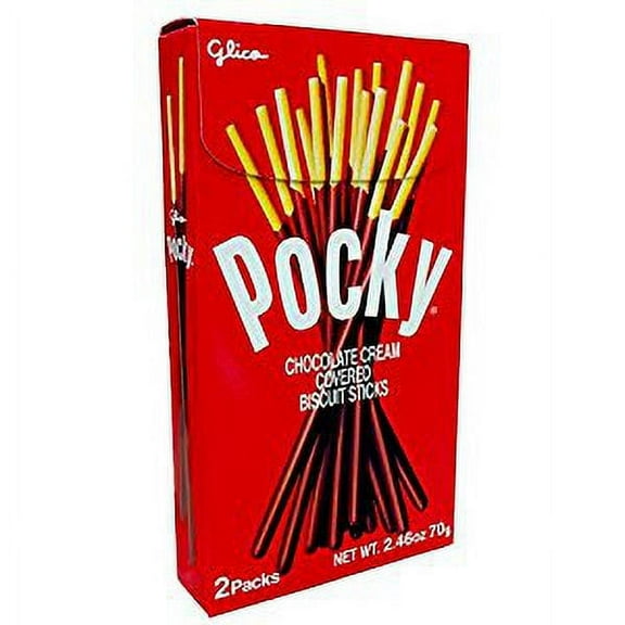 NineChef Bundle - Glico Pocky Chocolate Cream Covered Biscuit Stickz 2.46 zz   1 NineChef ChopStick