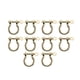 thumbnail image 1 of 10x hebillas de , grillete de cadena, llave Chian hecha a mano, aleación de Zinc, aro de Metal, bloqueo, anillos en D, grillete de arco para Oro, 1 of 8