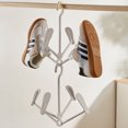 thumbnail image 4 of Thickened Plastic Foldable Shoe Drying Rack Can Be Rotated And Stacked To Dry Shoes Artifact Dry And Wet Twofold Purpose Towel Scarf Storage Rack Drying Rack, 4 of 8