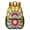 Red and Yellow, variant on Pink and Yellow Tie Dye Pattern 17" School Backpacks for Teens,Waterproof Oxford Fabric,S-Shape Padded Straps for School,Travel,Hiking,Camping