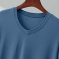thumbnail image 6 of yillto Mens Shirts L-5XL Short Sleeve V Neck Tee Summer Basic Casual Loose Plain Lightweight Tshirts, 6 of 6