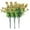 Yellow, variant on 3PC Flower Latex Real Bridal Wedding Bouquet Home Decoration Silk Flower Outdoors Front Hanging Planter Decoration Hanging Flowers for Outdoors Winter Floral Wedding Decorations