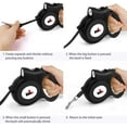 thumbnail image 6 of Retractable Dog Leash with Light 15 Poop Bags, Dispenser 16ft Extendable Dog Walking Leash for Small Dogs up to 55 lbs, Non-Slip Handle - Black, 6 of 6
